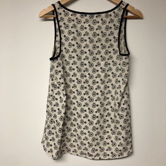 Forever 21 Oversized Tank Tricycle Print Top - Picture 2 of 5